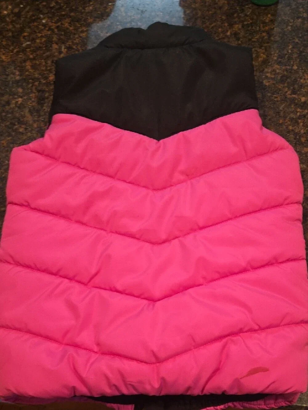 Kids Puma Pink Puffer Vest Size 5/6